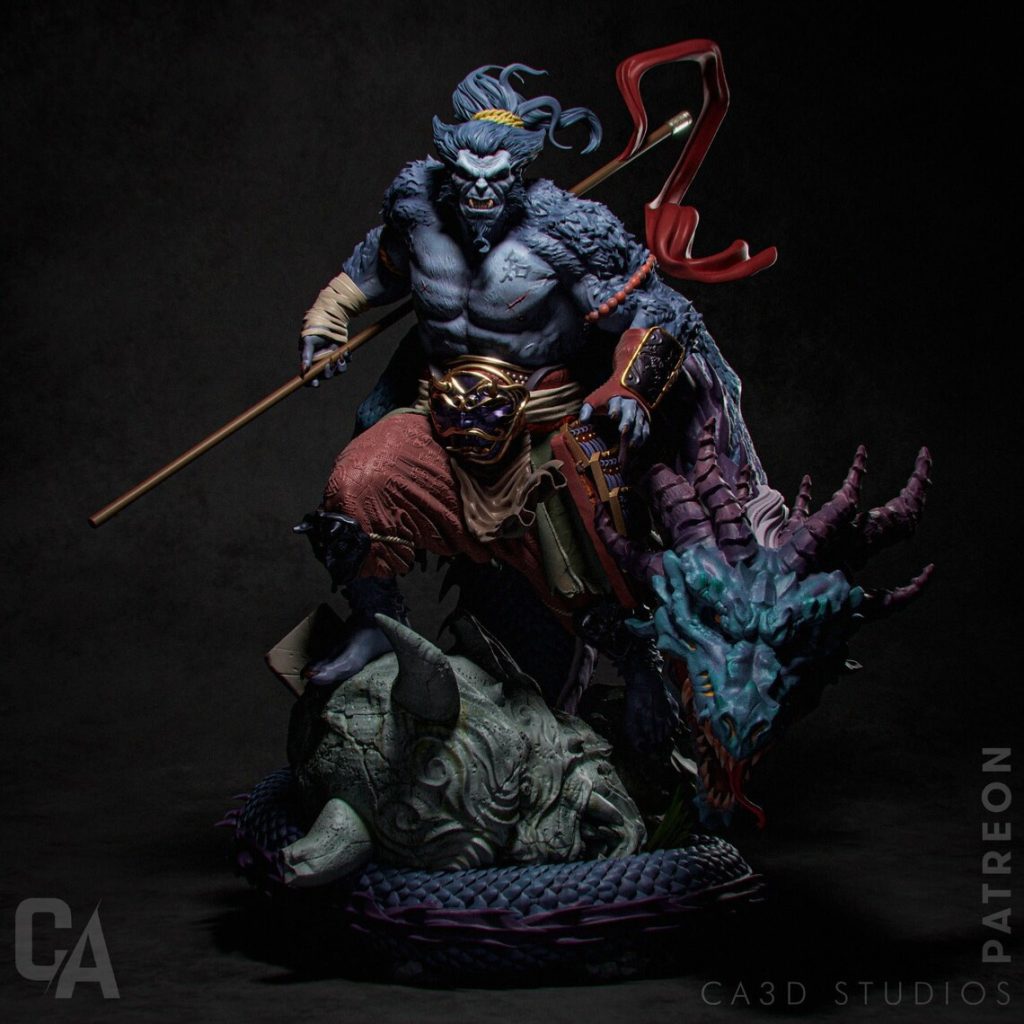 Beast Samurai – DC3DART.COM Printables STL 3D Files