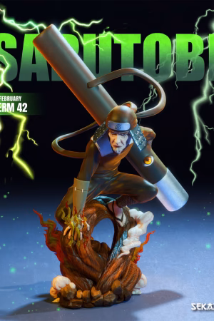 Sarutobi Statue and bust