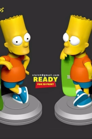 Bart Simpson con Skate